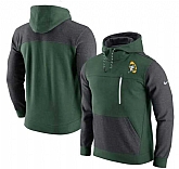 Men's Green Bay Packers Nike AV15 Fleece Pullover Hoodie Green Charcoal FengYun,baseball caps,new era cap wholesale,wholesale hats